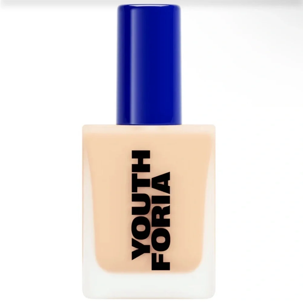 Youth Foria Skin Tint Serum Foundation Shade 120 Fair‎ w/ Cool Undertones NIB